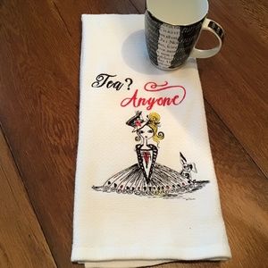 Dish towel Embroidered